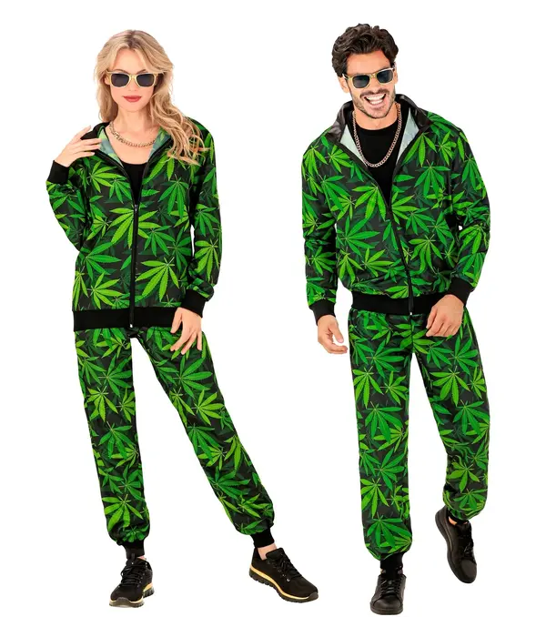 Trainingspak Groen Wietblad Unisex