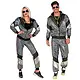 Disco Trainingspak Reflecterend Zilver Unisex