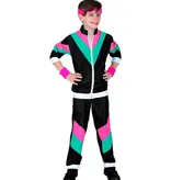 Zwart 80's Disco Trainingspak Kind