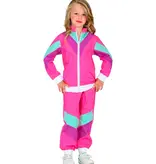Roze 80's Party Trainingspak Kind