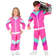 Roze 80's Party Trainingspak Kind