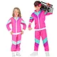 Roze 80's Party Trainingspak Kind