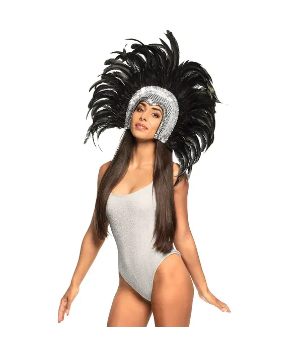 Hoofdtooi Go-go danseres Zilver