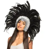 Hoofdtooi Go-go danseres Zilver