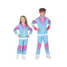 80's Disco Trainingspak Kind Blauw