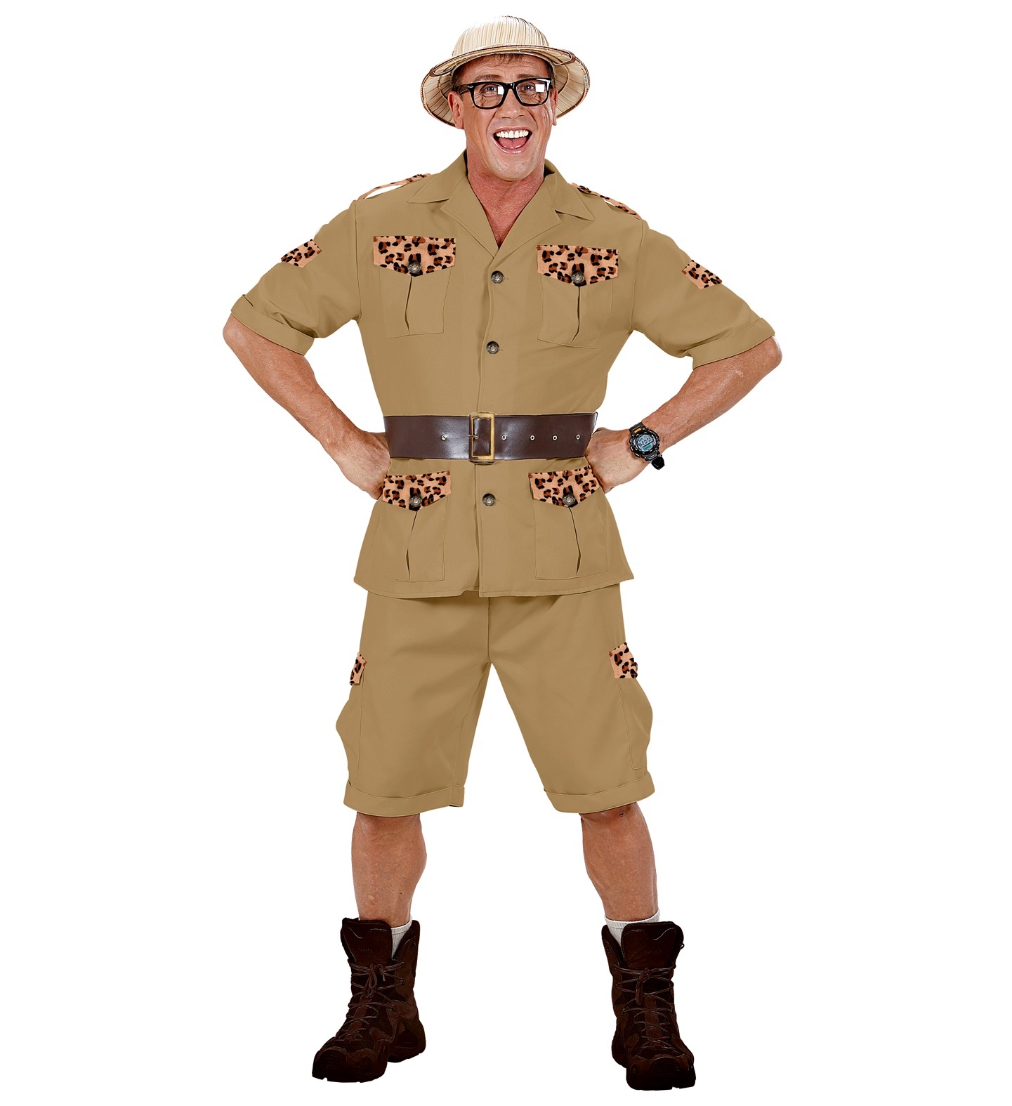 Safari verkleedpak man afbeelding