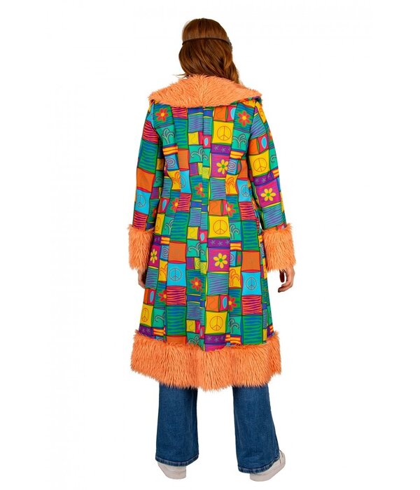 Hippie Jas Dames Lang Patchwork
