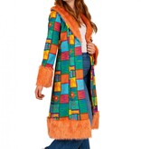 Hippie Jas Dames Lang Patchwork