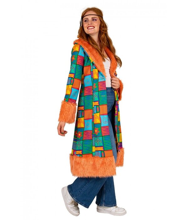 Hippie Jas Dames Lang Patchwork