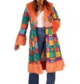 Hippie Jas Dames Lang Patchwork