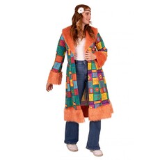 Hippie Jas Dames Lang Patchwork