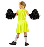 Geel Cheerleader Jurkje Kind Shirley