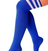 Cheerleader Sokken Kobaltblauw/wit