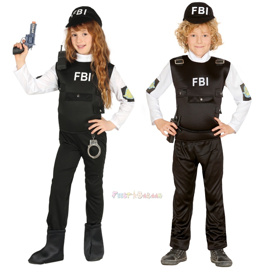 FBI agent kostuum kind afbeelding