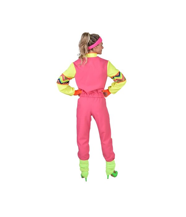 Party Trainingspak Dames Pink/Geel Neon Premium
