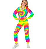 Trainingspak Tie Dye Neon Unisex
