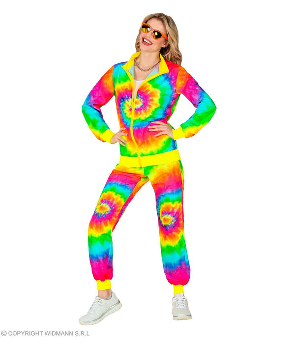 Trainingspak Tie Dye Neon Unisex