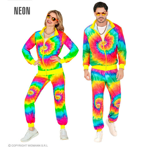 Trainingspak Tie Dye Neon Unisex