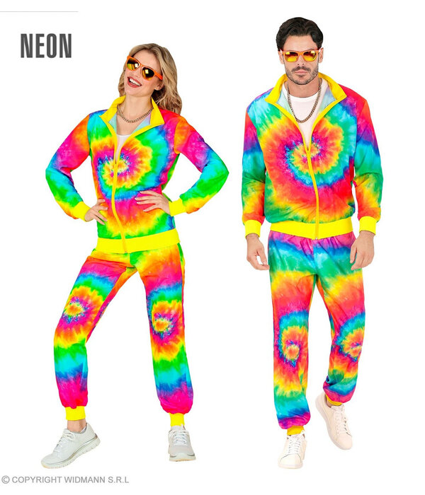 Trainingspak Tie Dye Neon Unisex