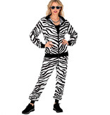 Trainingspak Zebra Zwart/Wit Unisex