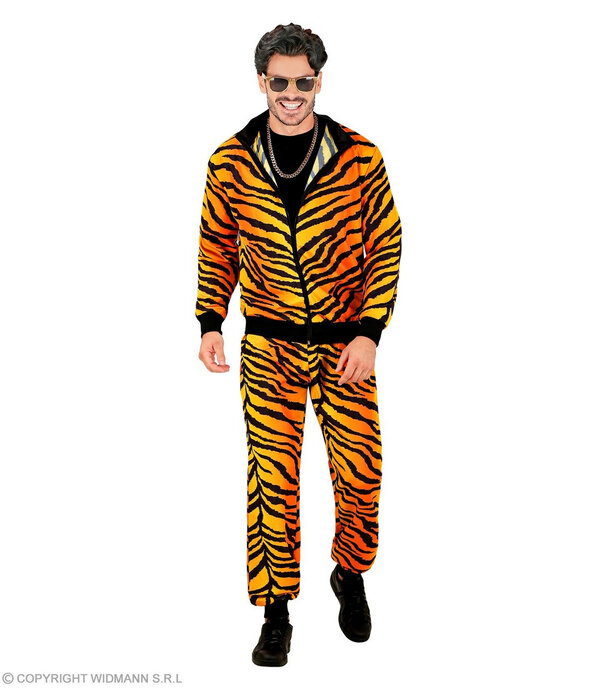 Trainingspak Tijgerprint Oranje Unisex