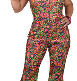 70's Jumpsuit Pebbles Flowers Premium
