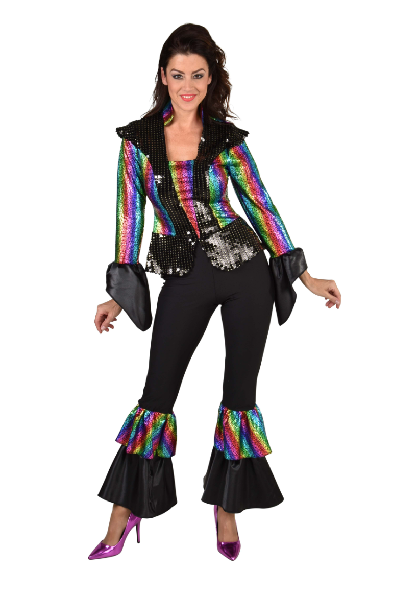 Disco Queen Regenboog Pak Premium afbeelding