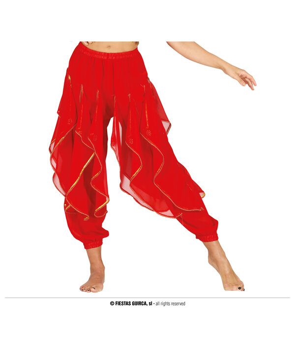 Rode Buikdansbroek Volwassen