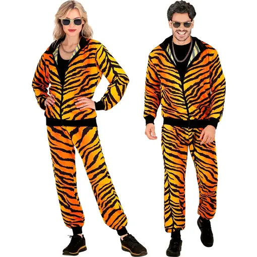 Trainingspak Tijgerprint Oranje Unisex
