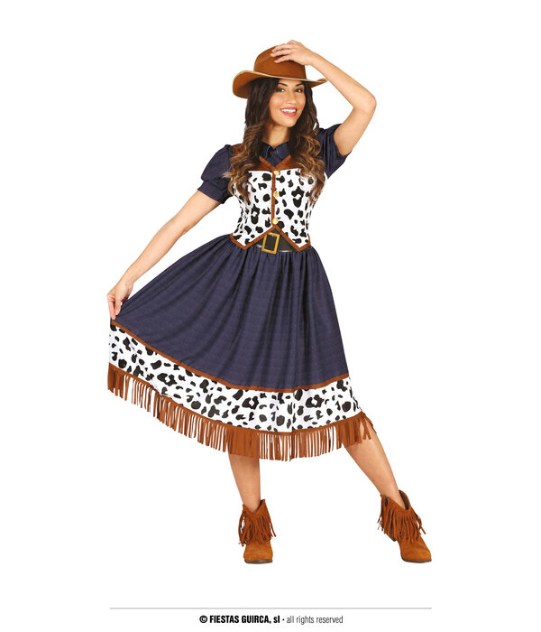 Cowgirl Kostuum Dames Blue Hadley