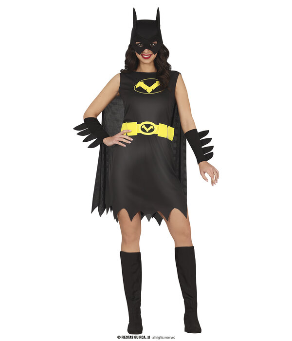 Batgirl Outfit Dames 5-delig