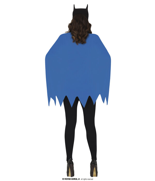 Batgirl Jumpsuit Met Blauwe Cape