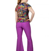 Hippie T-shirt Dames Colorful Dream