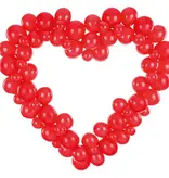 Ballonnenboog Hartvorm Rood (160cm)