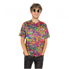 Hippie T-shirt Heren Colorful Dreams