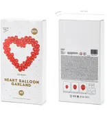 Ballonnenboog Hartvorm Rood (160cm)