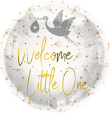 Folieballon  Welcome Little One Ooijevaar (45cm)