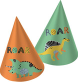 Dino Roars Feesthoedjes (6st)