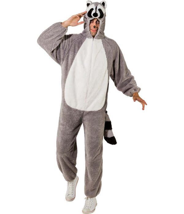 Wasbeer Onesie Unisex Volwassen