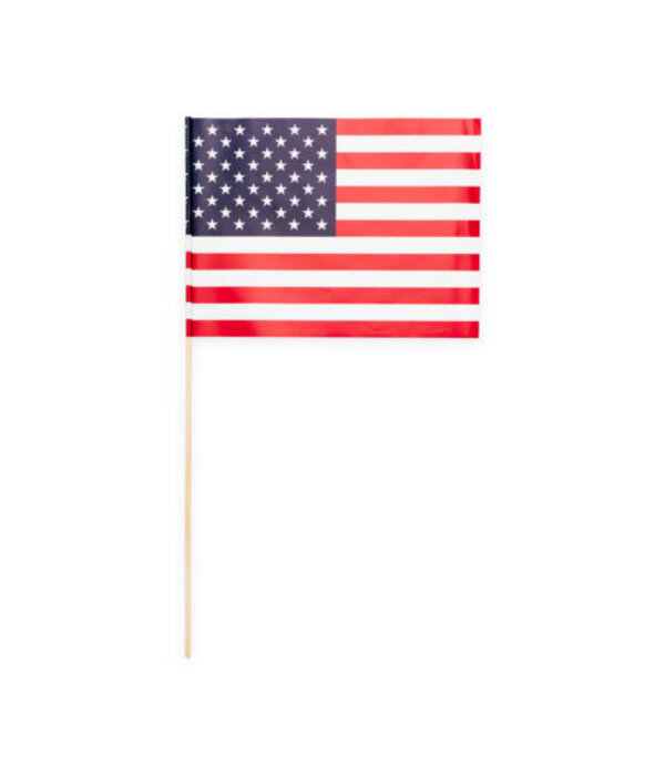 Zwaaivlaggetjes USA 20x30cm (10st)