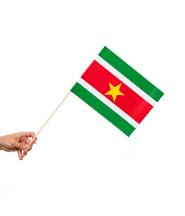 Zwaaivlaggetjes Suriname 20x30cm (10st)