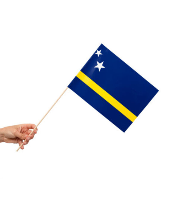 Zwaaivlaggetjes Curacao 20x30cm(10st)