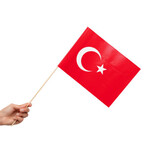 Zwaaivlaggetjes Turkije 20x30cm (10st)