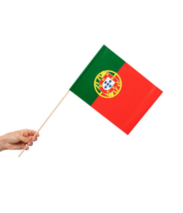 Zwaaivlaggetjes Portugal 20x30cm (10st)