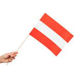 Zwaaivlaggetjes oostenrijk 20x30cm (10st)