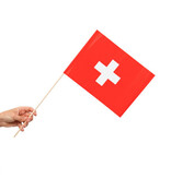 Zwaaivlaggetjes Zwitserland 20x30cm (10st)