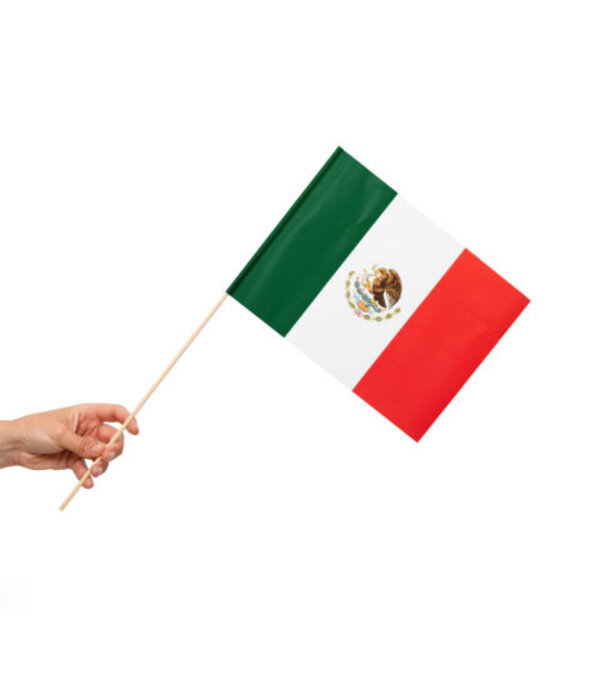 Zwaaivlaggetjes Mexico 20x30cm (10st)