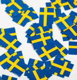 Tafelconfetti Zweedse Vlag (150st)