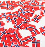 Tafelconfetti Noorse Vlag(150st)
