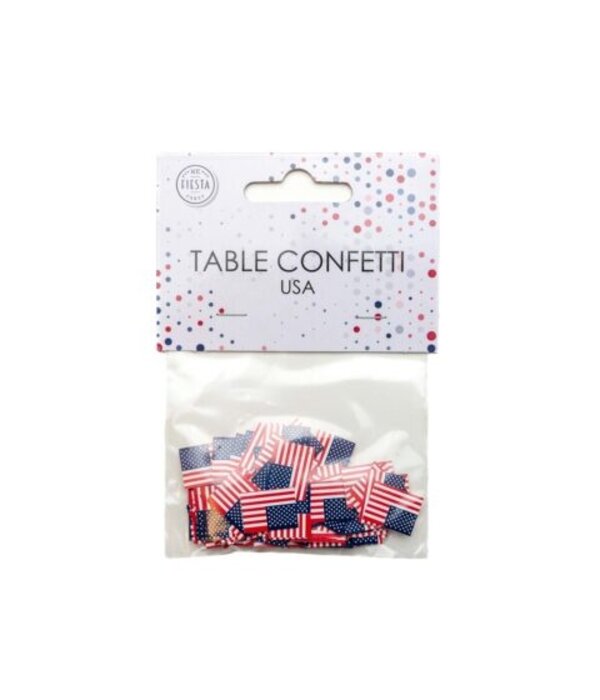 Tafelconfetti Amerikaanse Vlag (150st)